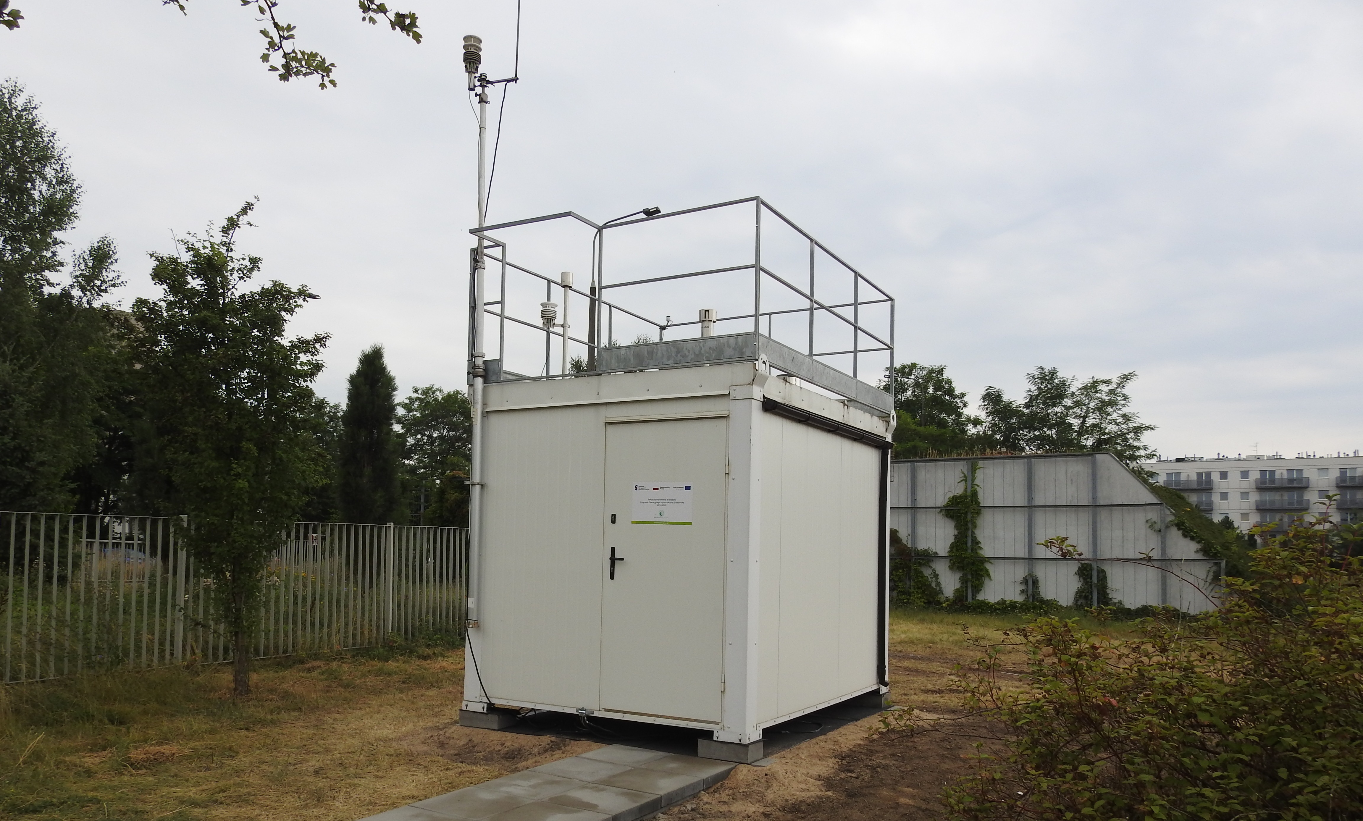 Stacja monitoringu jakości powietrza przy ul. Szwajcarskiej