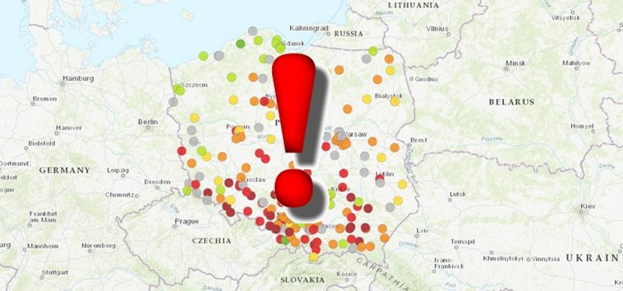 More about: Ryzyko przekroczenia poziomu informowania dla pyłu PM10 na stacji w Chojnicach