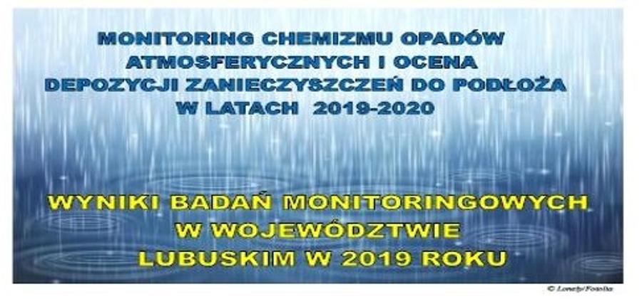 Więcej o: Wyniki badań chemizmu opadów atmosferycznych w 2019 r.