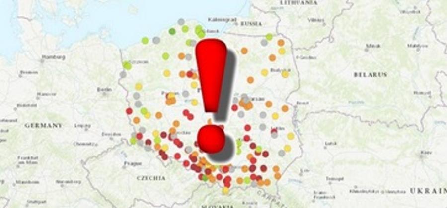 Więcej o: Powiadomienie o ryzyku przekroczenia poziomu informowania dla pyłu zawieszonego PM10 w dniu 21.12.2022 r. 