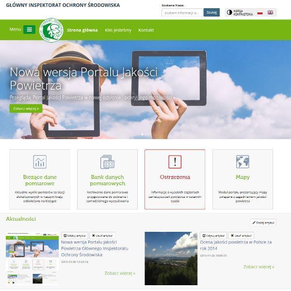 Więcej o: Portal Jakości Powietrza Głównego Inspektoratu Ochrony Środowiska 