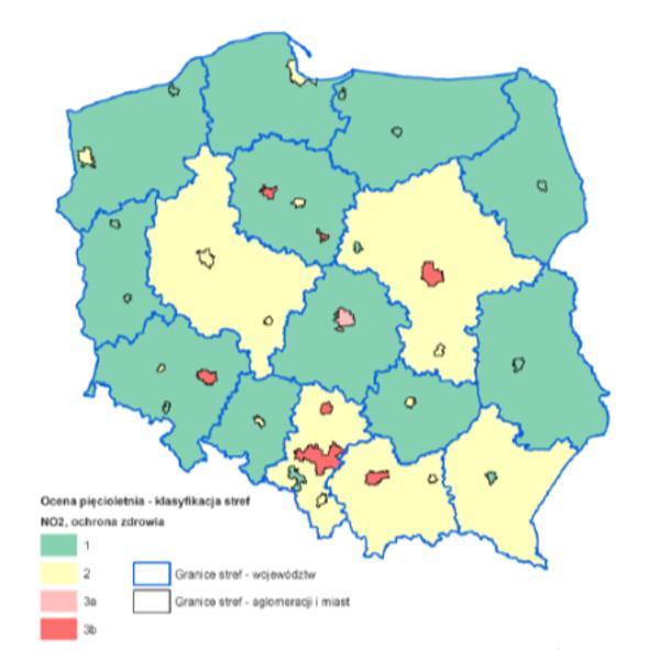 Więcej o: Zbiorczy raport krajowy z pięcioletniej oceny jakości powietrza w strefach