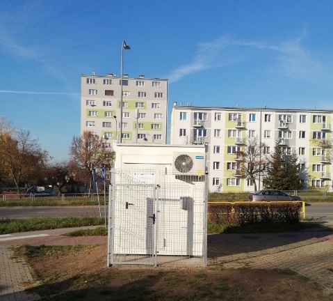 Stacja monitoringu powietrza w Kielcach przy ul. Warszawskiej