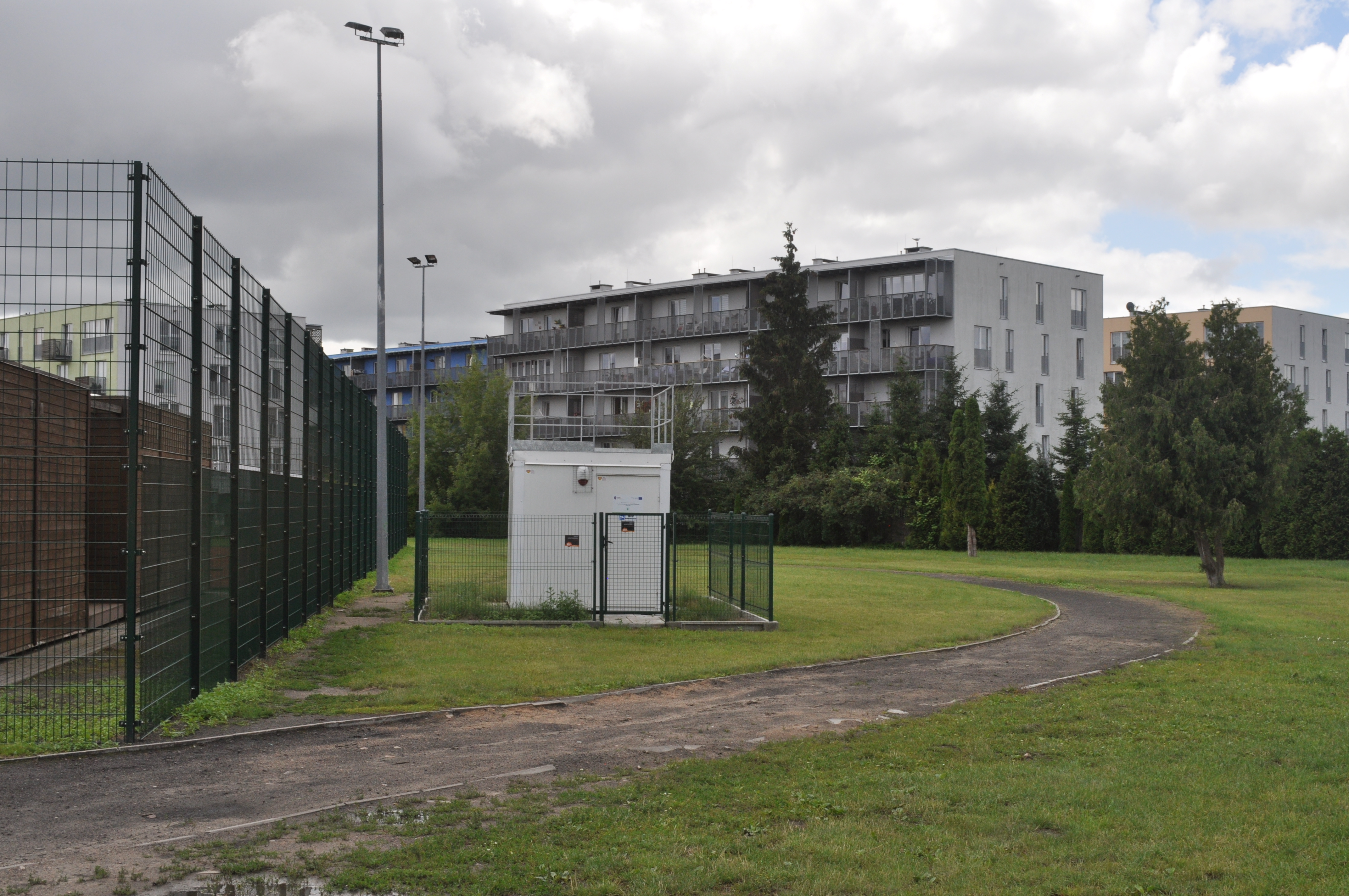 Stacja monitoringu powietrza w Koszalinie przy ul. Chopina