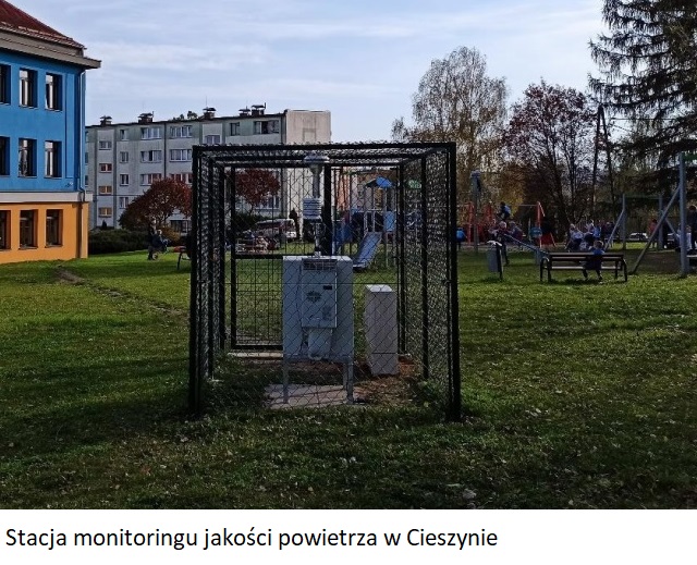 Stacja monitoringu jakości powietrza w Cieszynie