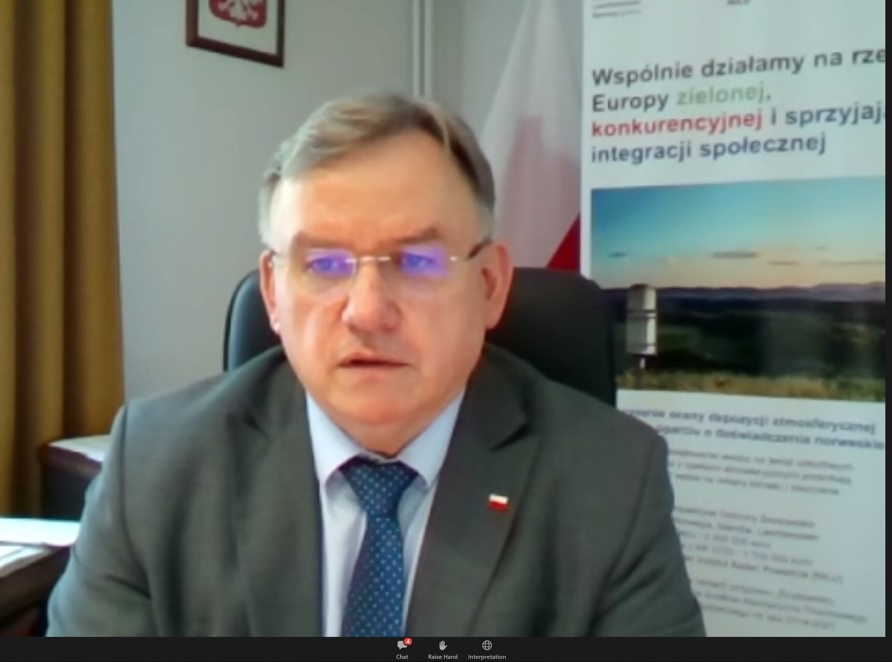 Pan Marek Surmacz p.o. Zastępcy GIOŚ