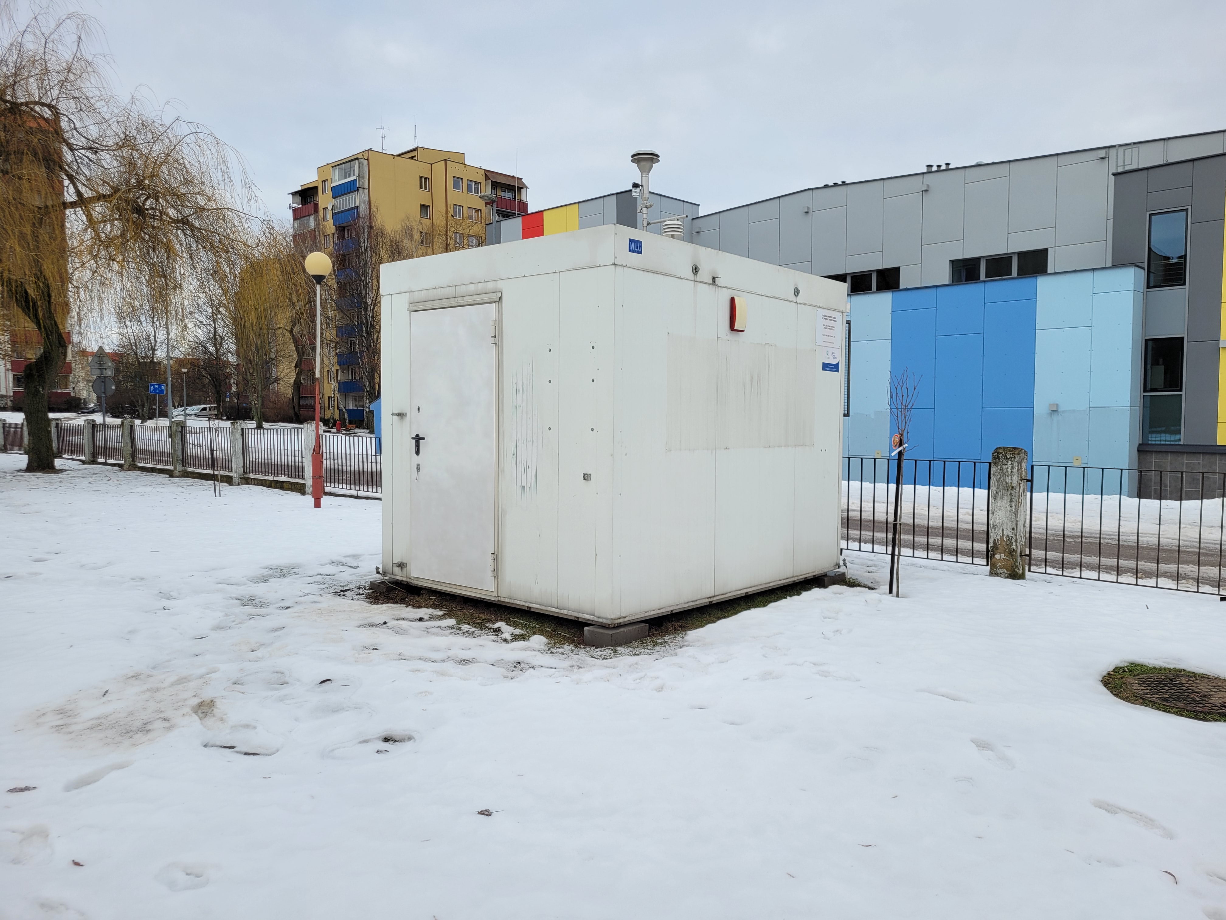Stacja monitoringu jakości powietrza w Białymstoku, ul. Upalna 26